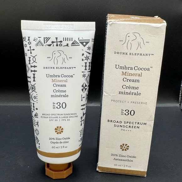 Drunk Elephant Umbra Cocoa Mineral Cream SPF 30 - Picture 1 of 9